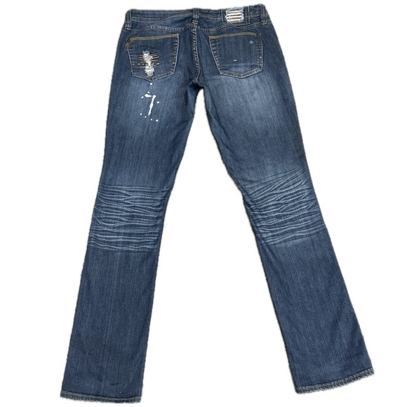 👖🛹 PEPE JEANS London Rare Distressed Straight Jeans | Sz 30 | Vintage Y2K Indie - Picture 2 of 7